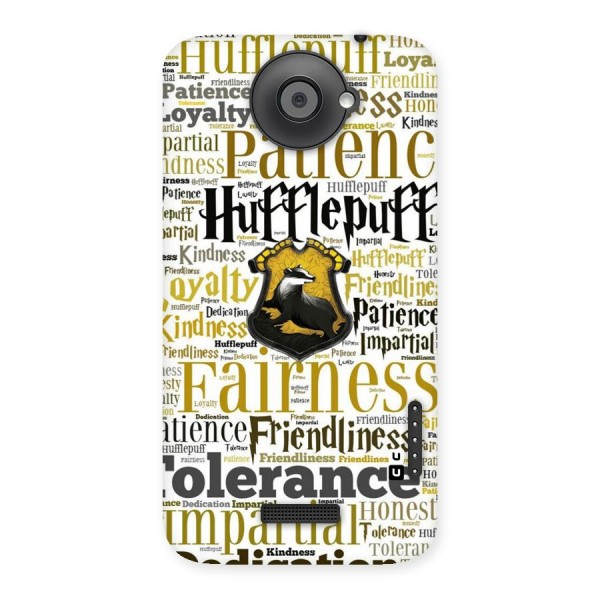 Yellow Fairness Back Case for HTC One X