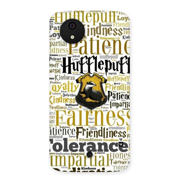 Yellow Fairness Back Case for Micromax Canvas A1