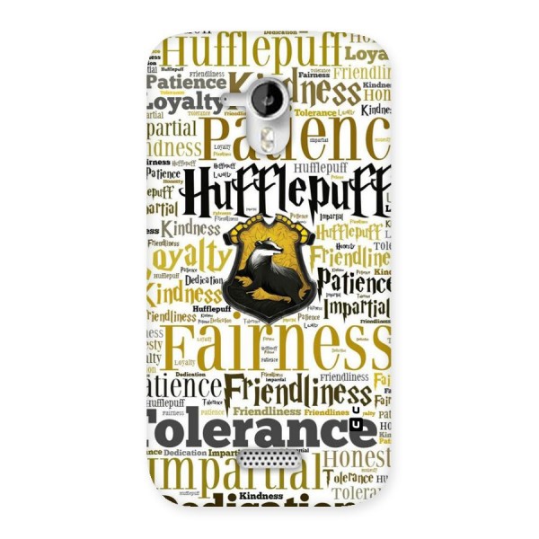 Yellow Fairness Back Case for Micromax Canvas HD A116