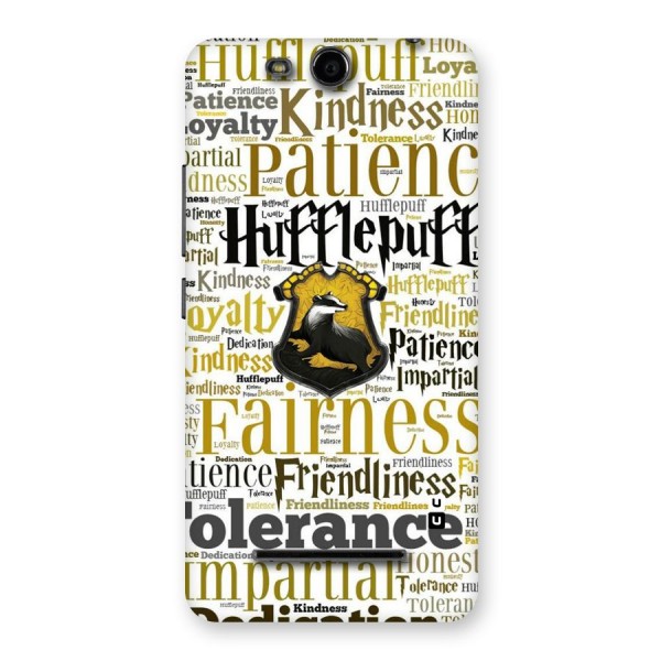 Yellow Fairness Back Case for Micromax Canvas Juice 3 Q392