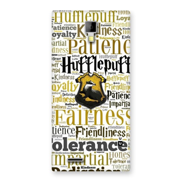 Yellow Fairness Back Case for Micromax Canvas Xpress A99