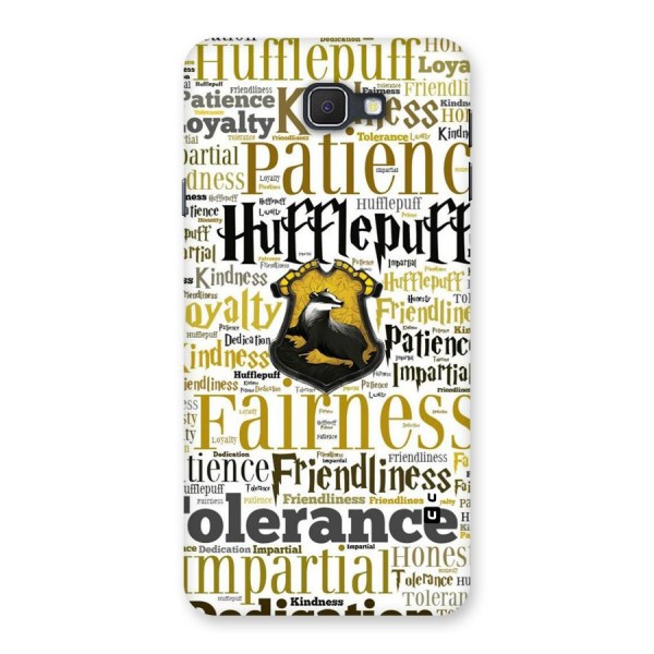 Yellow Fairness Back Case for Samsung Galaxy J7 Prime