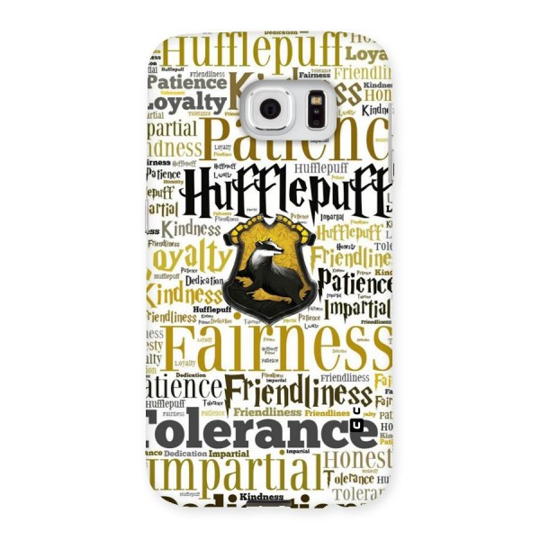 Yellow Fairness Back Case for Samsung Galaxy S6