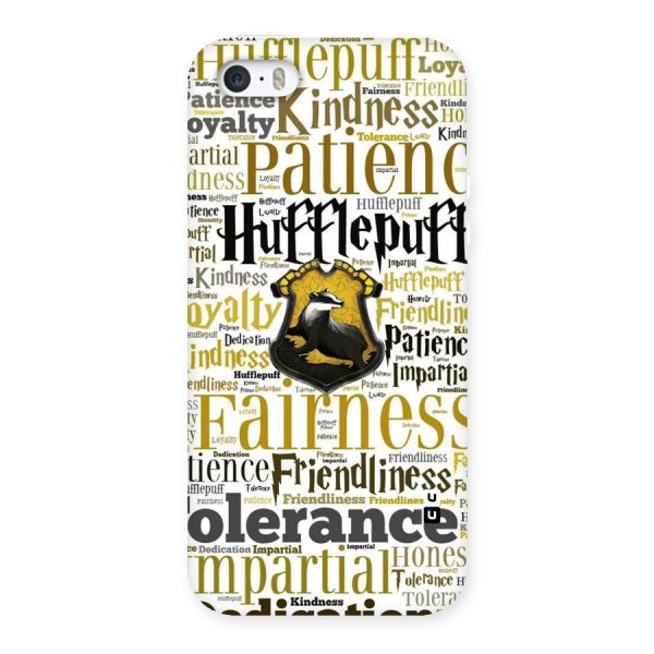Yellow Fairness Back Case for iPhone 5 5S