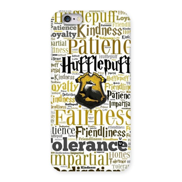 Yellow Fairness Back Case for iPhone 6 6S
