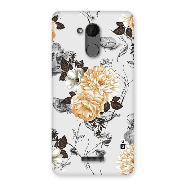 Yellow Floral Back Case for Coolpad Note 5