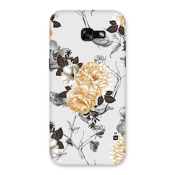 Yellow Floral Back Case for Galaxy A5 2017