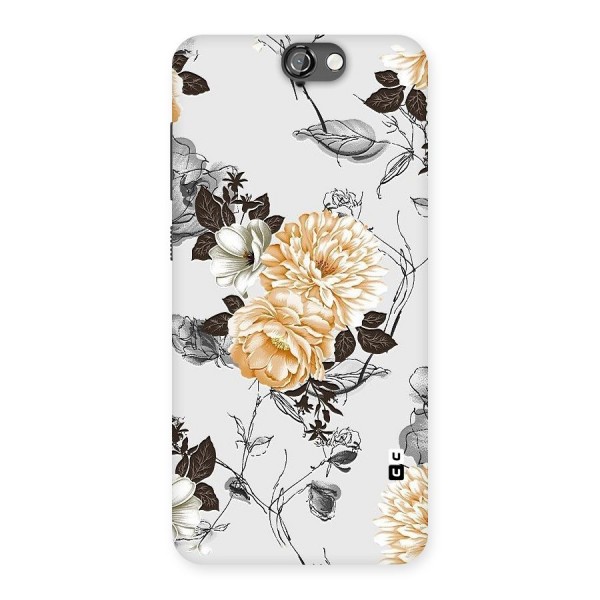 Yellow Floral Back Case for HTC One A9
