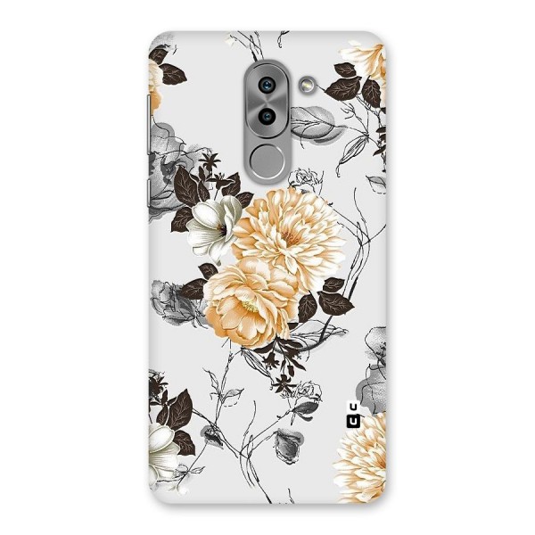 Yellow Floral Back Case for Honor 6X