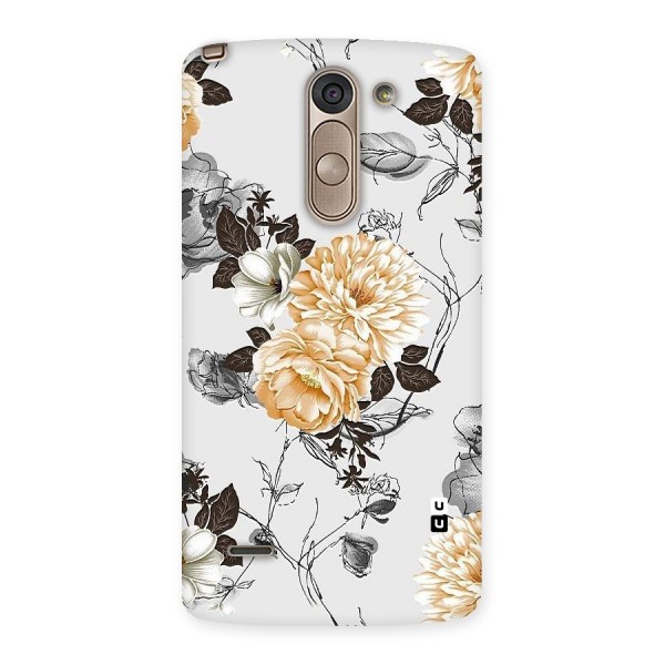 Yellow Floral Back Case for LG G3 Stylus
