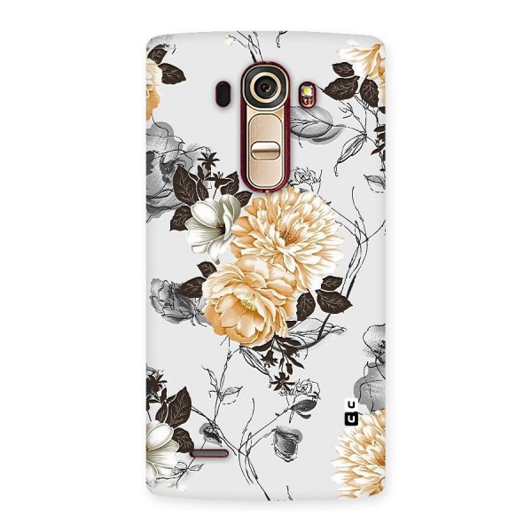 Yellow Floral Back Case for LG G4