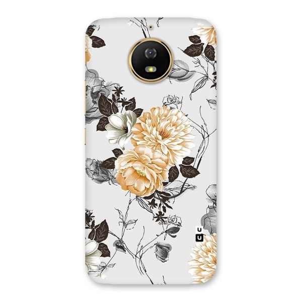 Yellow Floral Back Case for Moto G5s