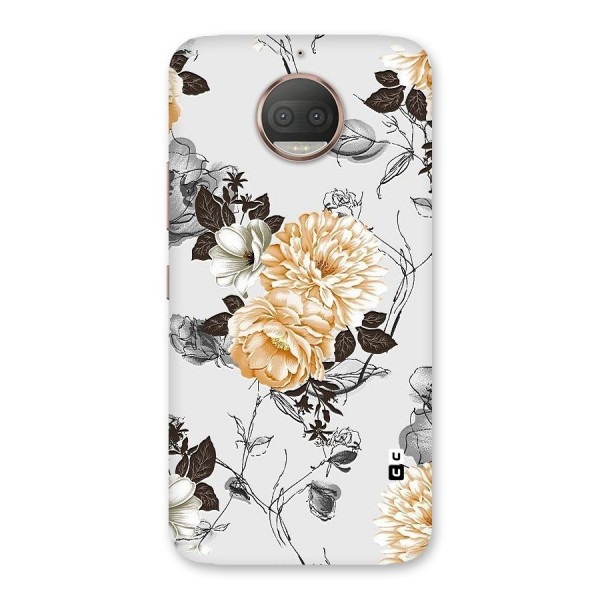 Yellow Floral Back Case for Moto G5s Plus