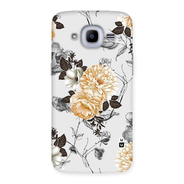 Yellow Floral Back Case for Samsung Galaxy J2 Pro
