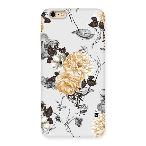 Yellow Floral Back Case for iPhone 6 Plus 6S Plus