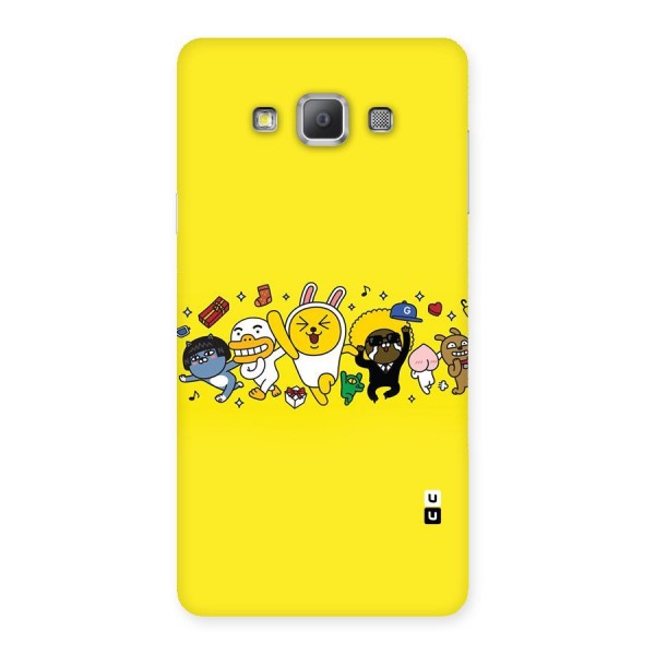 Yellow Friends Back Case for Galaxy A7