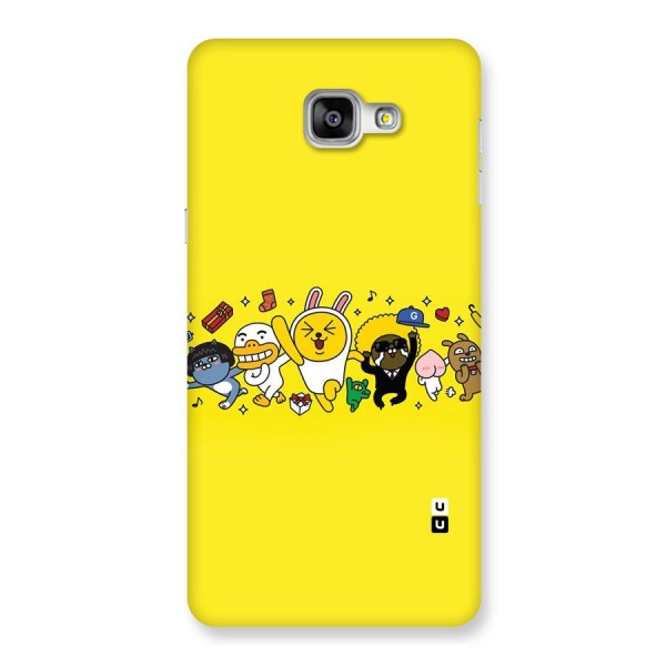 Yellow Friends Back Case for Galaxy A9