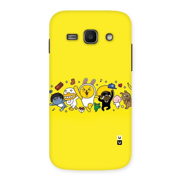 Yellow Friends Back Case for Galaxy Ace 3