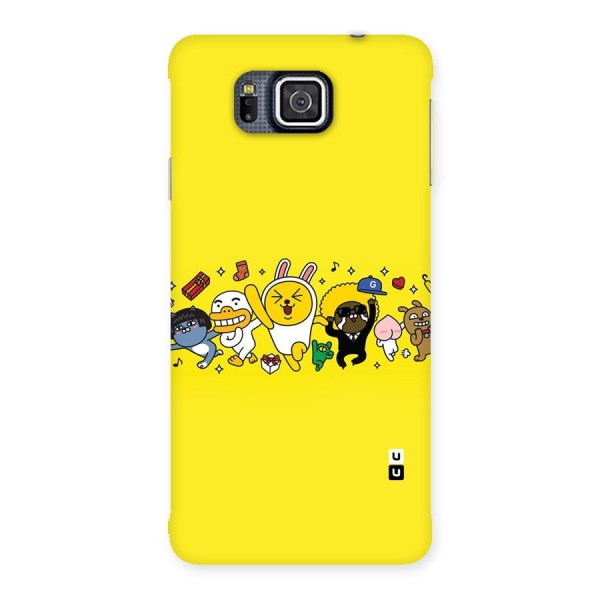 Yellow Friends Back Case for Galaxy Alpha