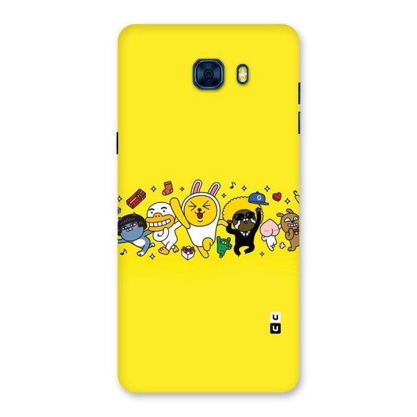 Yellow Friends Back Case for Galaxy C7 Pro