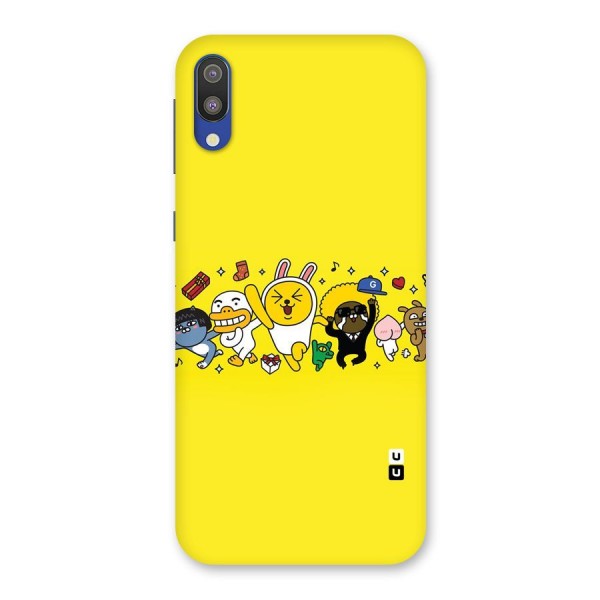 Yellow Friends Back Case for Galaxy M10