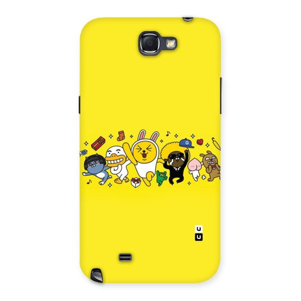 Yellow Friends Back Case for Galaxy Note 2