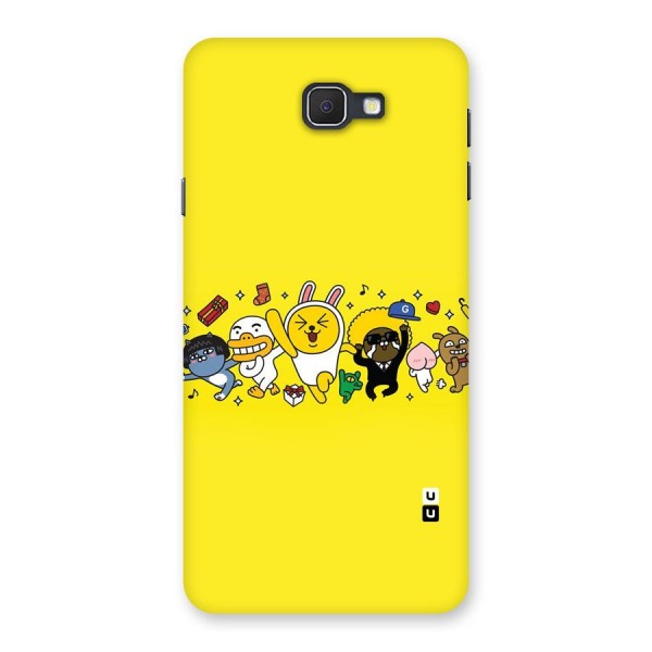 Yellow Friends Back Case for Galaxy On7 2016