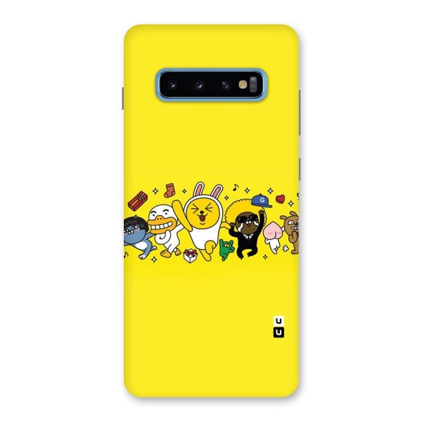 Yellow Friends Back Case for Galaxy S10 Plus