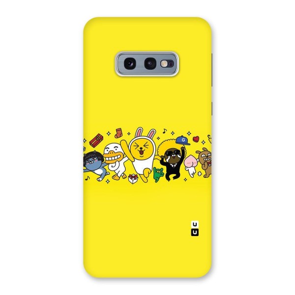 Yellow Friends Back Case for Galaxy S10e