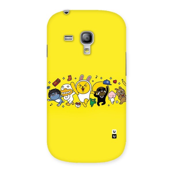Yellow Friends Back Case for Galaxy S3 Mini