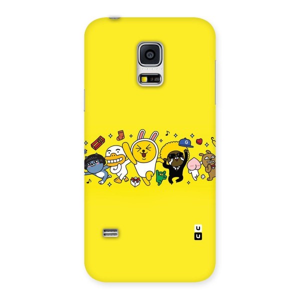 Yellow Friends Back Case for Galaxy S5 Mini