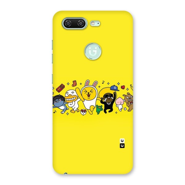 Yellow Friends Back Case for Gionee S10