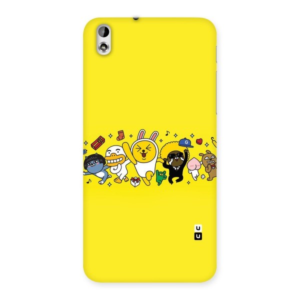 Yellow Friends Back Case for HTC Desire 816s