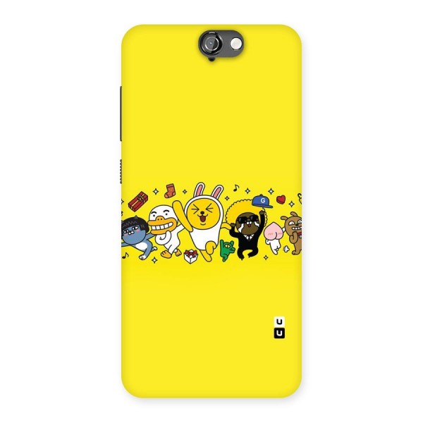 Yellow Friends Back Case for HTC One A9
