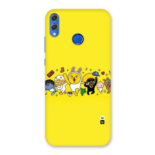 Yellow Friends Back Case for Honor 8X