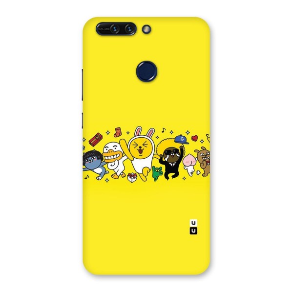 Yellow Friends Back Case for Honor 8 Pro