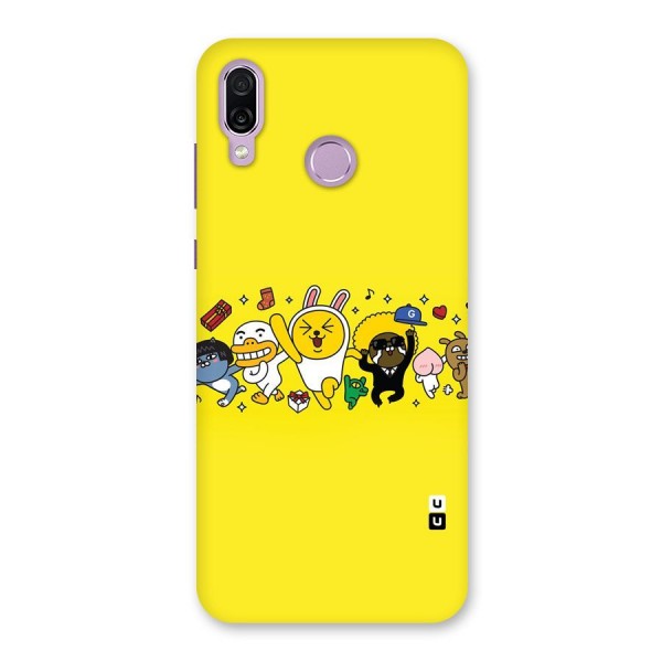 Yellow Friends Back Case for Honor Play