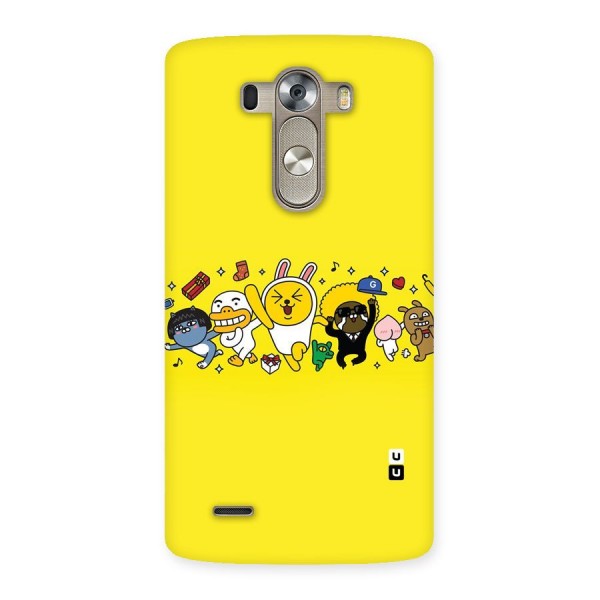 Yellow Friends Back Case for LG G3