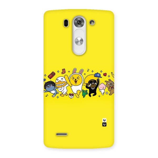 Yellow Friends Back Case for LG G3 Mini
