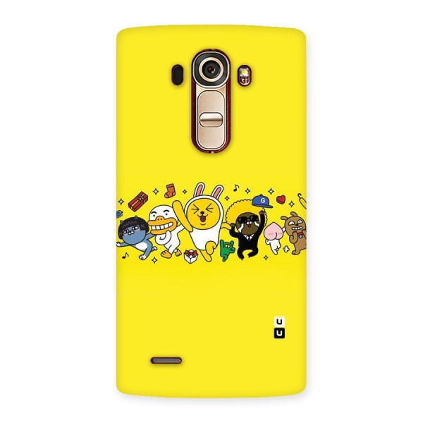 Yellow Friends Back Case for LG G4