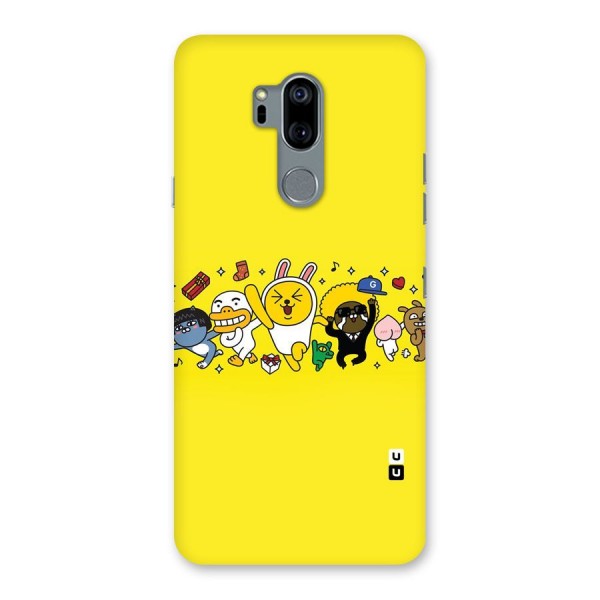 Yellow Friends Back Case for LG G7
