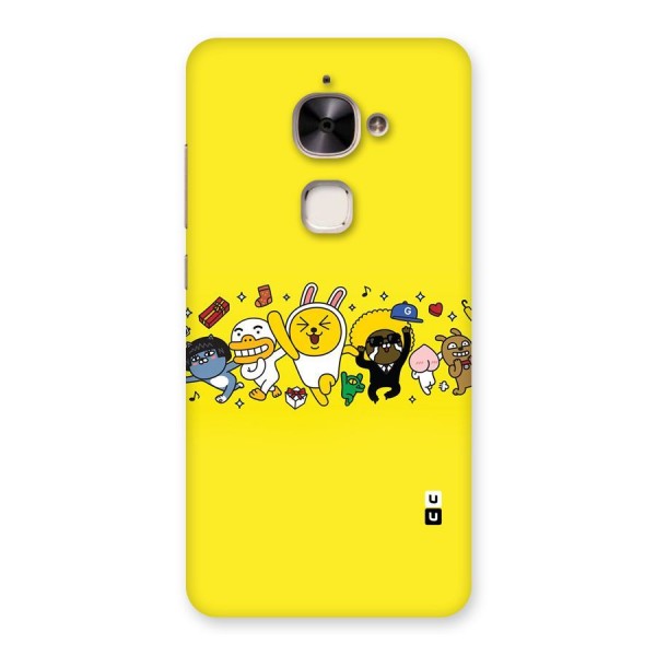Yellow Friends Back Case for Le 2