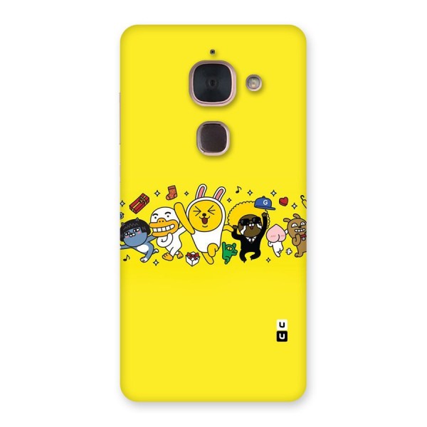 Yellow Friends Back Case for Le Max 2