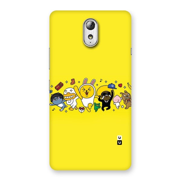 Yellow Friends Back Case for Lenovo Vibe P1M