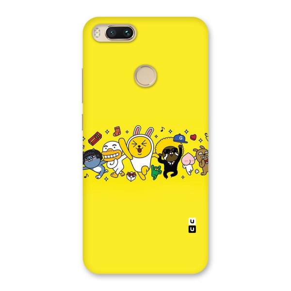 Yellow Friends Back Case for Mi A1