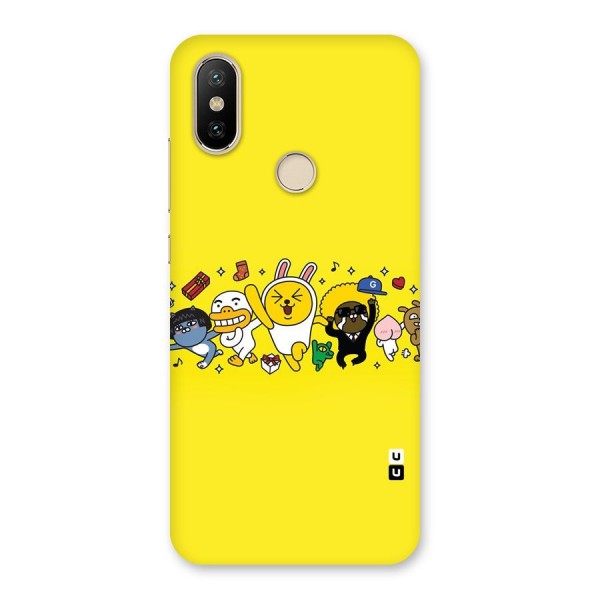 Yellow Friends Back Case for Mi A2