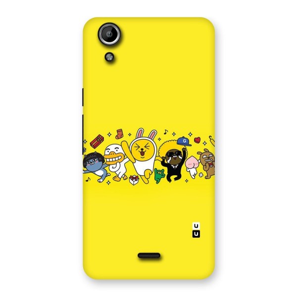 Yellow Friends Back Case for Micromax Canvas Selfie Lens Q345