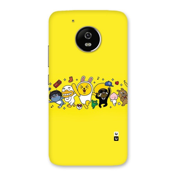 Yellow Friends Back Case for Moto G5