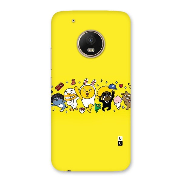 Yellow Friends Back Case for Moto G5 Plus