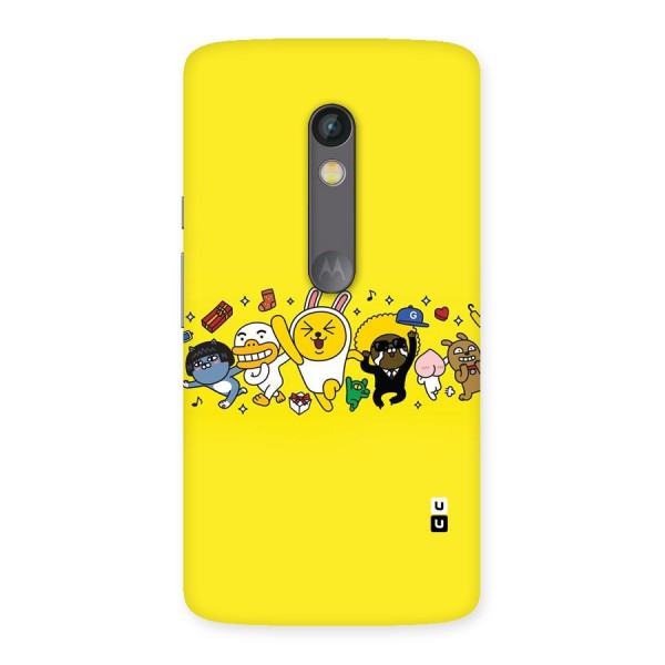 Yellow Friends Back Case for Moto X Play